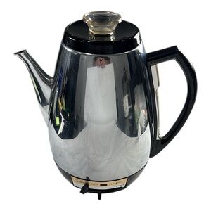 Vintage Sunbeam Coffeemaster AP-AY Coffee Percolator Electric 4-12 Cup Works